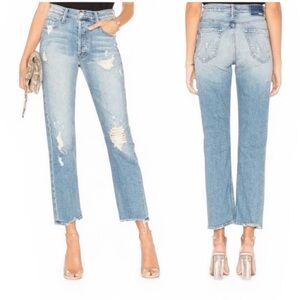 Mother Tomcat Ankle Jean in Quite Contrary Size 25